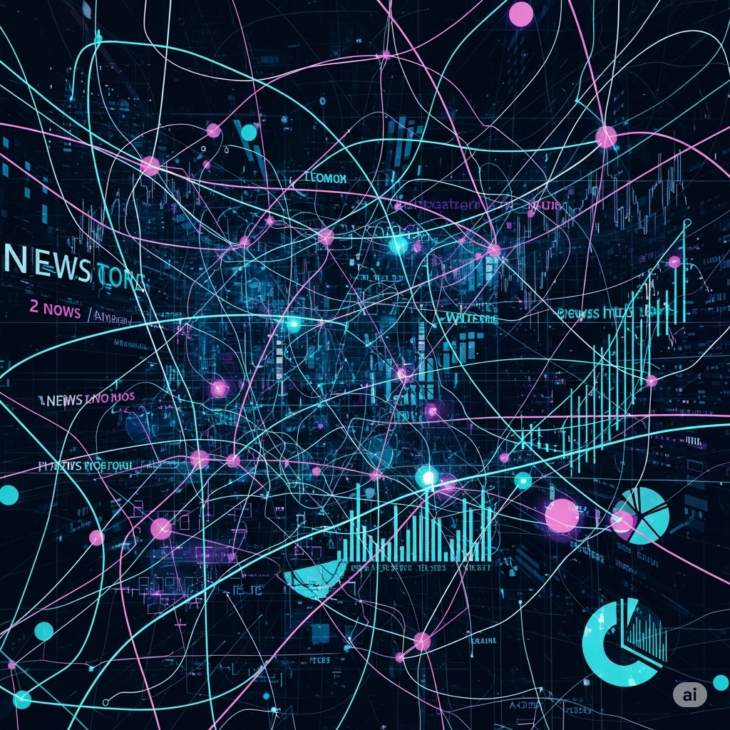 Illustration of a complex and messy trading process